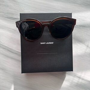 Saint Laurent 54MM Round Sunglasses